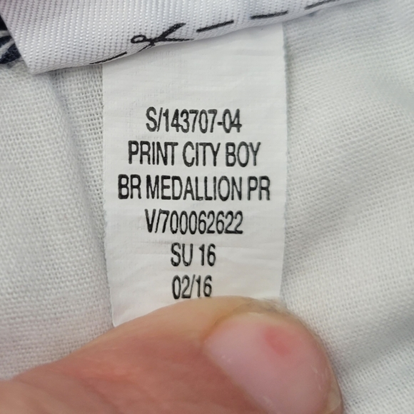 Banana Republic Medallion Cuffed Floral Shorts Women's 0 Summer - Picture 5 of 6